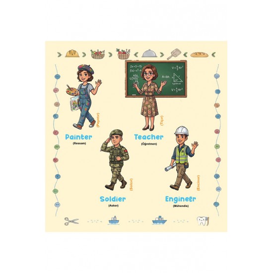 MY First English Words-3 (Meslekler ve Araçlar) 