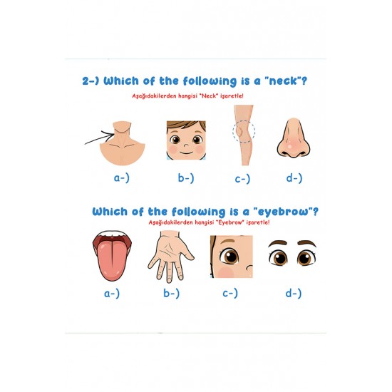 MY First English Words-4 (Vücudumuzu Tanıyalım) 