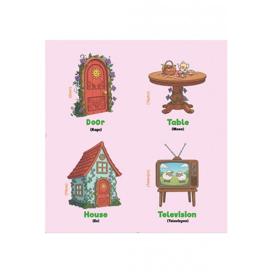 My First English Words-1 (Evimizi Tanıyalım)