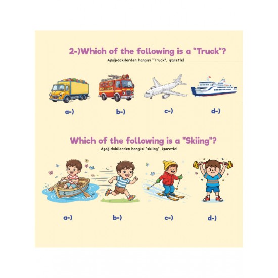 Çocuklar İçin Temel İngilizce Öğrenme 4 kitaplık set