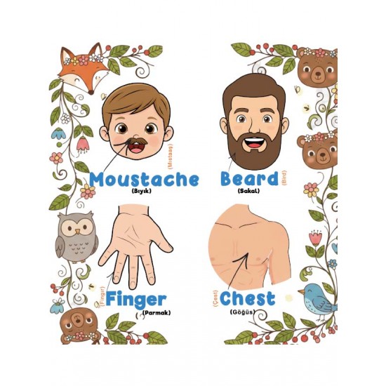 Çocuklar İçin Temel İngilizce Öğrenme 4 kitaplık set