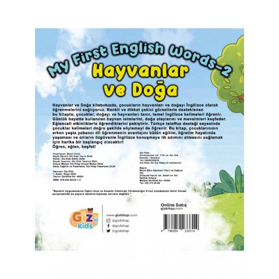 Çocuklar İçin Temel İngilizce Öğrenme 4 kitaplık set