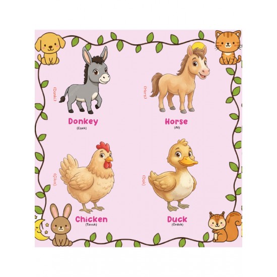 Çocuklar İçin Temel İngilizce Öğrenme 4 kitaplık set